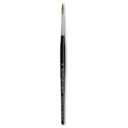Da Vinci Maestro Kolinsky Brush - Long Tapered Round, Short Handle, Size 4