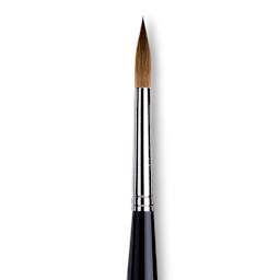 Da Vinci Maestro Kolinsky Brush - Long Tapered Round, Short Handle, Size 7 close up
