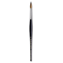 Da Vinci Maestro Kolinsky Brush - Long Tapered Round, Short Handle, Size 9