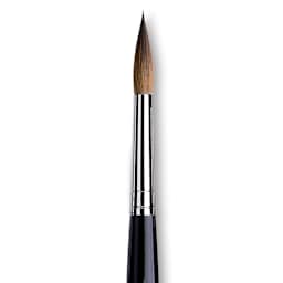 Da Vinci Maestro Kolinsky Brush - Long Tapered Round, Short Handle, Size 10 close up