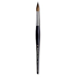 Da Vinci Maestro Kolinsky Brush - Long Tapered Round, Short Handle, Size 14