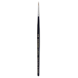 Da Vinci Maestro Kolinsky Brush - Long Tapered Round, Short Handle, Size 2/0