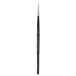 Da Vinci Maestro Kolinsky Brush - Long Tapered Round, Short Handle, Size 3/0