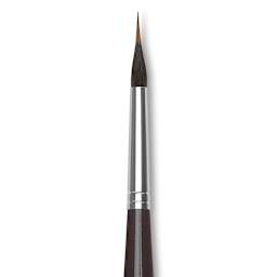 Da Vinci Maestro Kolinsky Brush - Special Inlaid Liner, Short Handle, Size 8 close up