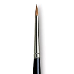 Da Vinci Maestro Kolinsky Brush - Miniaturist, Short Handle, Size 3 close up