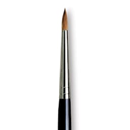 Da Vinci Maestro Kolinsky Brush - Miniaturist, Short Handle, Size 5 close up