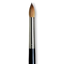 Da Vinci Maestro Kolinsky Brush - Miniaturist, Short Handle, Size 10 close up
