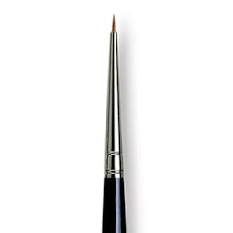 Da Vinci Maestro Kolinsky Brush - Miniaturist, Short Handle, Size 3/0 close up