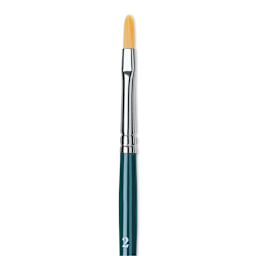 Da Vinci Nova Brush - Filbert, Short Handle, Size 2 close up