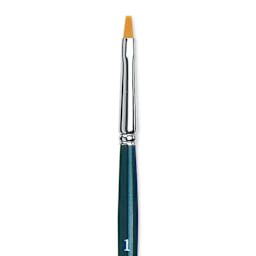 Da Vinci Nova Brush - Bright, Short Handle, Size 1 close up