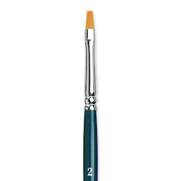 Da Vinci Nova Brush - Bright, Short Handle, Size 2 close up
