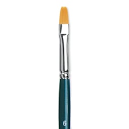 Da Vinci Nova Brush - Bright, Short Handle, Size 6 close up