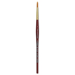 Grumbacher Goldenedge Brush - Round, Short Handle, Size 5