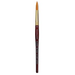 Grumbacher Goldenedge Brush - Round, Short Handle, Size 12
