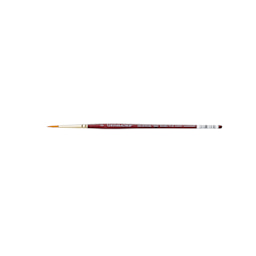 Grumbacher Goldenedge Synthetic Sable Watercolor Brush, Round, 3