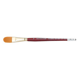 Grumbacher Goldenedge Brush - Oval Wash, Short Handle, Size 3/4"