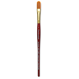 Grumbacher Goldenedge Brush - Filbert, Short Handle, Size 4