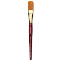 Grumbacher Goldenedge Brush - Filbert, Short Handle, Size 10