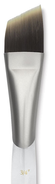 Princeton Glacier Series 4950 Synthetic Brushes - Closeup of Angle Wash Brush