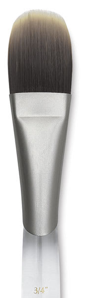 Princeton Glacier Series 4950 Synthetic Brushes - Closeup of Oval Wash brush