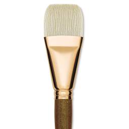 Princeton Best Natural Bristle Brush - Bright, Long Handle, Size 20 close up