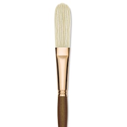 Princeton Best Natural Bristle Brush - Egbert, Long Handle, Size 12 close up