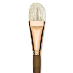 Princeton Best Natural Bristle Brush - Filbert, Long Handle, Size 16 close up