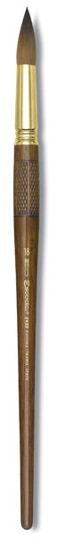 Escoda Reserva Kolinsky-Tajmyr Sable Brush - Round, Long Handle, Size 18 (full length)