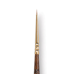 Escoda Reserva Kolinsky-Tajmyr Sable Brush - Round, Long Handle, Size 4/0 close up