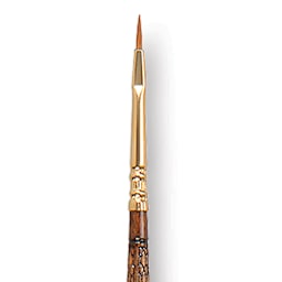 Escoda Reserva Kolinsky-Tajmyr Sable Brush - Filbert, Long Handle, Size 0