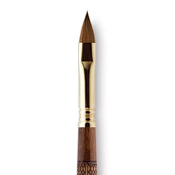 Escoda Reserva Kolinsky-Tajmyr Sable Brush - Filbert, Long Handle, Size 12