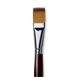 Da Vinci Vario Tip Synthetic Brush - 1381 Flat, Size 20, Short Handle, close-up