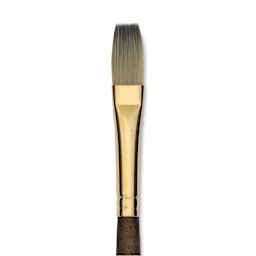 Princeton Umbria Brush - Flat, Long Handle, Size 6