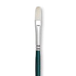 Grumbacher Gainsborough Brush - Flat, Long Handle, Size 4