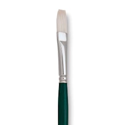 Grumbacher Gainsborough Brush - Flat, Long Handle, Size 6