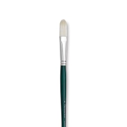 Grumbacher Gainsborough Brush - Filbert, Long Handle, Size 8
