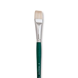 Grumbacher Gainsborough Brush - Bright, Long Handle, Size 12