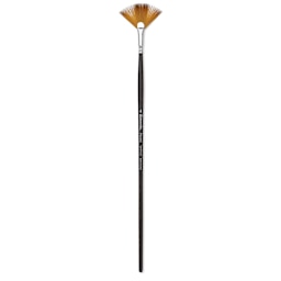 Escoda Prado Tame Synthetic Brush - Fan, Long Handle, Size 4