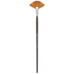 Escoda Prado Tame Synthetic Brush - Fan, Long Handle, Size 6