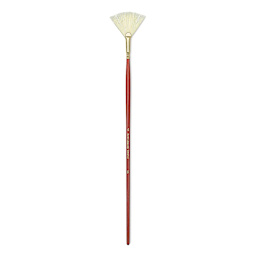 Blick Master Bristle Brush - Fan, Long Handle, Size 4