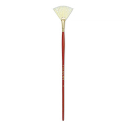 Blick Master Bristle Brushes - Single Fan brush shown upright