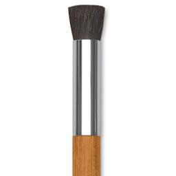 Holbein Pastel Brush - 7/16", Round Blender, Horse hair, close-up
