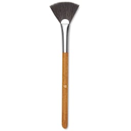 Holbein Pastel Brush - 1-1/8", Fan Brush, Synthetic fiber