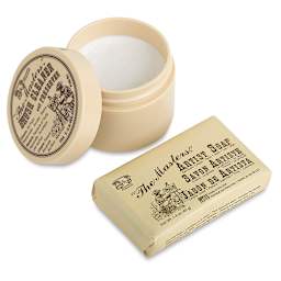 The Masters Clean-Up Kit - Artist Soap and Brush Cleaner jar laid out