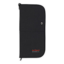 Just Stow-It Brush Case - Black - closed