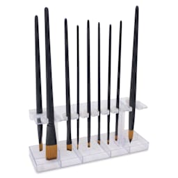 Masterson Sta-New Brush Holder - accessorized with Long Handle Brushes, not included