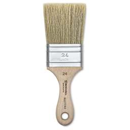 Escoda Restore Premium Brushes - Flat Bristle Brush shown upright
