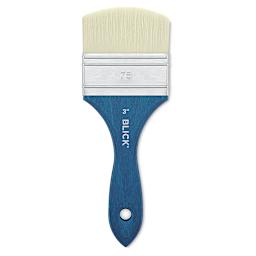 Blick Mottler Brushes - Single Oval Mottler brush shown upright