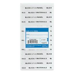 Blick Studio Cotton Canvas Panel - 4" x 8" back