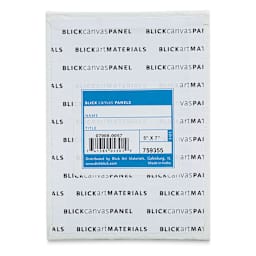 Blick Studio Cotton Canvas Panel - 5" x 7" back